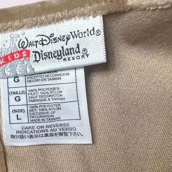 Vintage Kids Walt Disney World Disneyland Resort Pocahontas Costume Sz Large - Picture 13 of 13